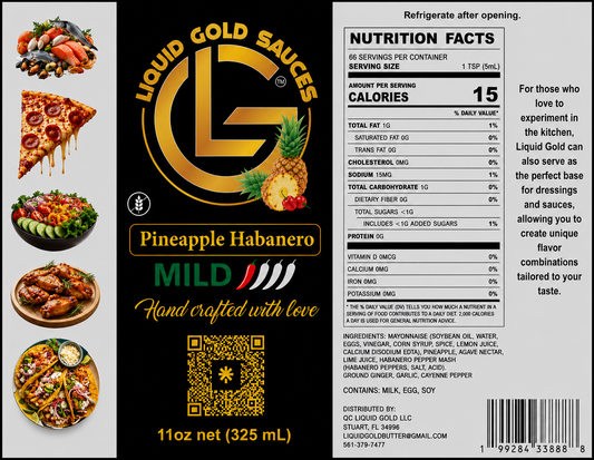 (Combo Pack) Garlic Sauce  & Pineapple Mild Habanero Sauce
