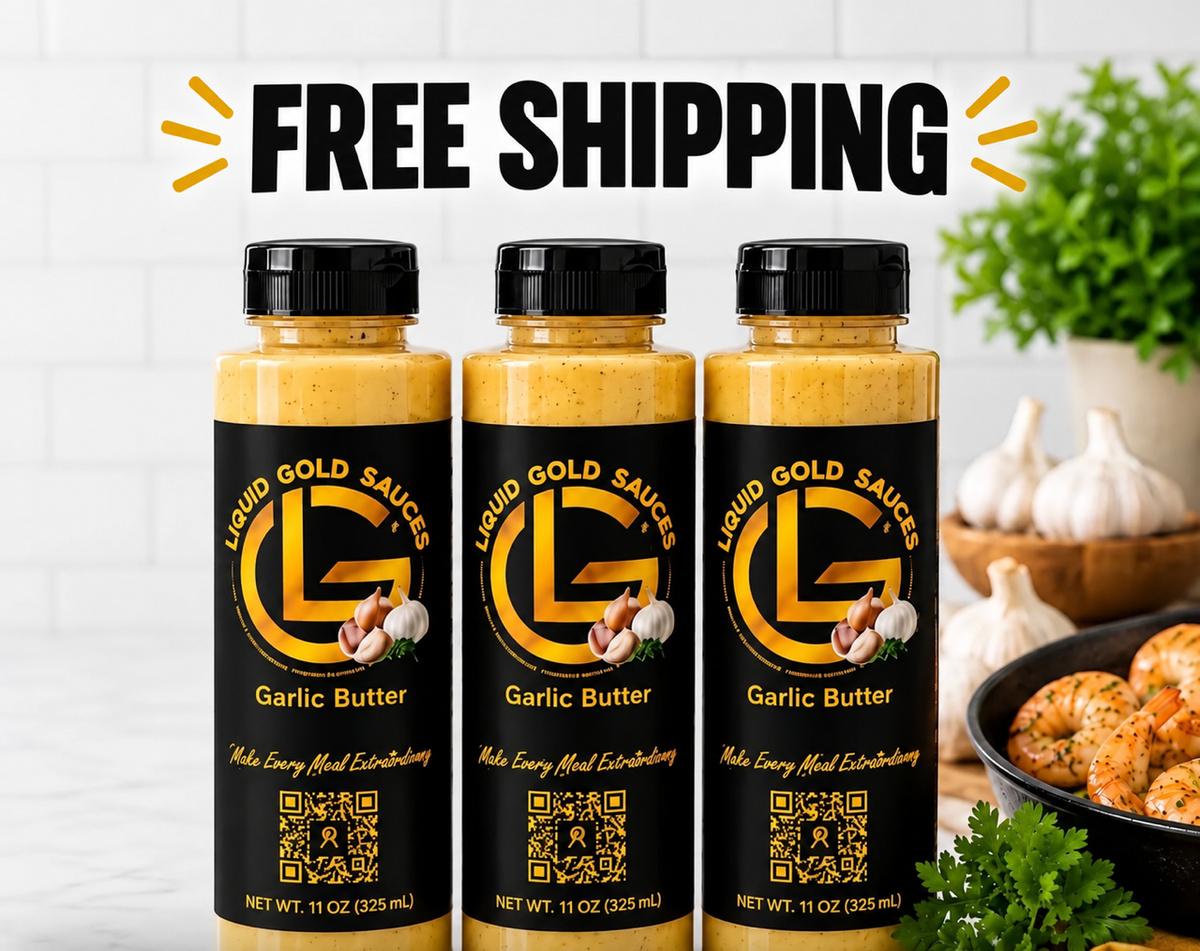 (3) Pack Liquid Gold Sauces