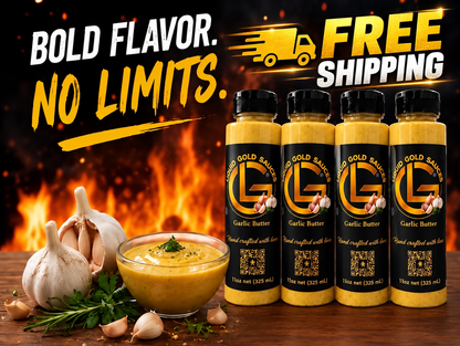 (4) Pack Liquid Gold Sauces