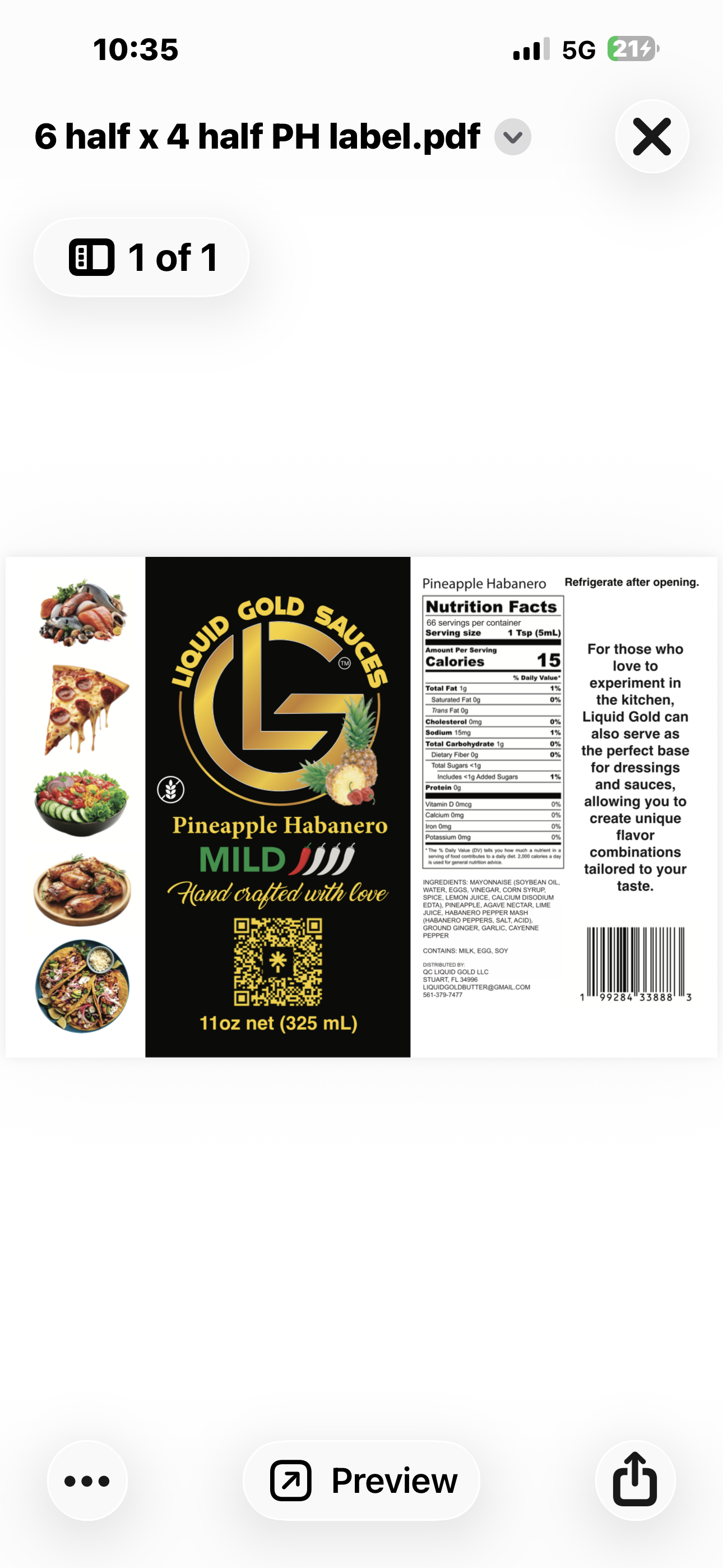 Liquid Gold Pineapple Habanero – Sweet Heat Done Right!